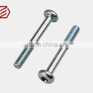 Iso 14583-2011 Pan Head Plum Groove Half Tooth Zinc-plated Screw thumbnail-1