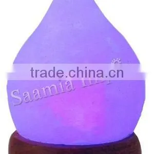 White USB Salt Lamp Tear Drop thumbnail-1