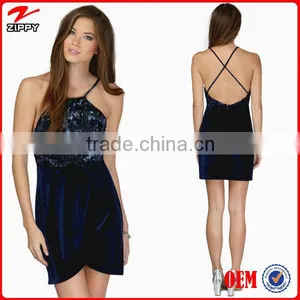 2015 Cocktail Dress Heavy Beaded Evening Dresses Pictures of Girls in Short Skirts Designer Clothing Manufacturers in China thumbnail-5