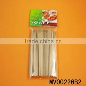 6" 100PCS Carbonize Bamboo Skewer thumbnail-1