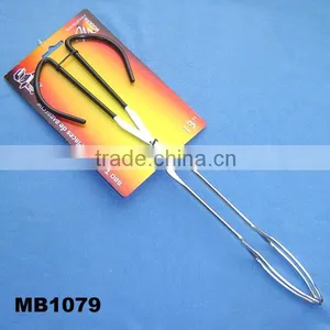 Stainless Steel Chrome Food Serving Tongs thumbnail-1