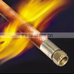 Flame Heat Shield for Hydraulic Pipe Protect -Fire Proof Fiberglass Sleeving thumbnail-2