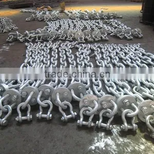 Open Link Chain and Shackle thumbnail-1