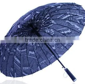 Newspaper Waterproof Fabric for Umbrella Outdoor Umbrella thumbnail-1