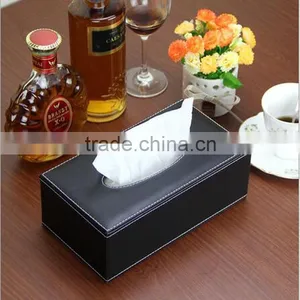 Factory Sale Leather Tissue Box Cover,facial Tissue Box,tissue Box Wholesale thumbnail-1
