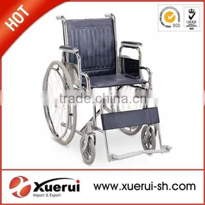 Health Care Supplies Home Care Aluminum Folding Wheelchair thumbnail-1