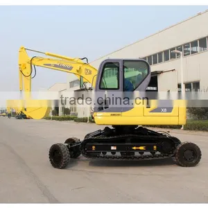 Small Excavator Used Walking Excavator 8ton Wheel Crawler Excavator thumbnail-4