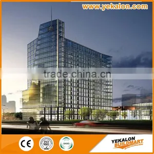 Yekalon Hot Selling and to Quaility Exposed Frame Glass Curtain Wall thumbnail-1