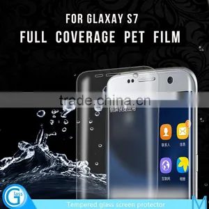 Transparent Full Cover Cell Phone PET Screen Guard for Samsung S7 Edge thumbnail-1