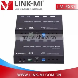 LINK-MI LM-EX37 120M 4K HDMI+USB KVM Extender Over IP/Fiber 60KM(Single Model) thumbnail-3