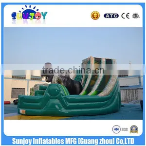 2016 Jungle Slide With Trees And Obstacle Maze Inflatable Obstacle Course thumbnail-5
