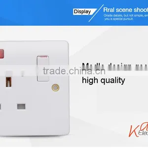 Electrical UK 3 Flat Pin 13 Amp Plug With 1 Gang Switch thumbnail-4