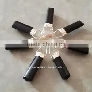 Black Tourmaline Energy Generator With Crystal Ball thumbnail-1