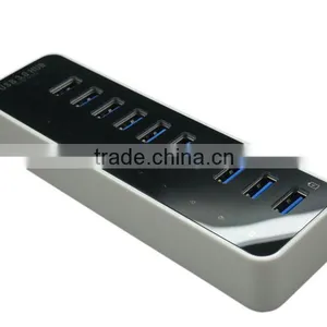 High Speed 10 Port USB 3.0 HUB With Power Adapter For Laptop thumbnail-5