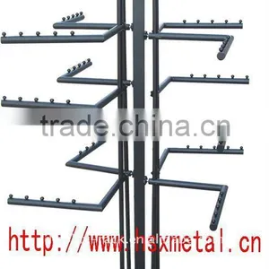 2013 Hot Sale 4 Face Clothes Shop Decoration Rack HSX-619 thumbnail-1