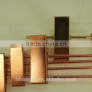 Rose Golden Copper Like Metal Clips Fitting for Wooden / Plastic Hangers thumbnail-2