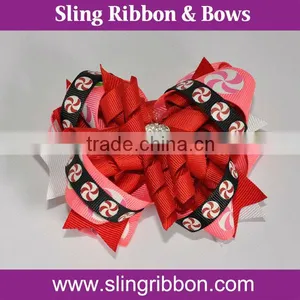 4 Inch Korker Ribbon Big Hair Ribbon Bows thumbnail-1