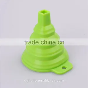 Cute Design FDA Approved Silicone Funnel Oil Funnel for Sale thumbnail-1