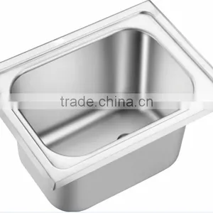 Yacht,Boat,Train and Public Mobile Toilet Used Stainless Steel 304 Rectangular Hand Wash Basin Kitchen Sink GR-Y539C thumbnail-5