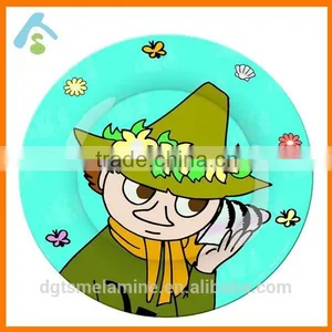 Colorful Print Melamine Plate ; Melamine Kids Dinner Plate thumbnail-2