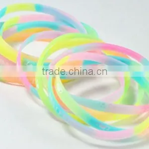 Silicone Bracelet With Silk Screen Printing Logo For Sales thumbnail-3