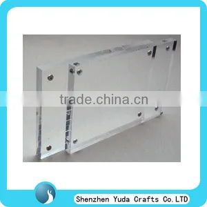 Tabletop Custom Clear Acrylic Magnetic Picture Frame Cheap Waterproof Acrylic Picture Photo Frame With Magnet Wholesale thumbnail-1