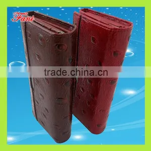 Imitation Ostrich Leather Slim pu Wallet thumbnail-1