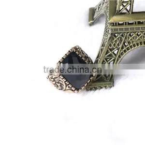 Black Stone Good Quality Italian Style Jewellery Gay Men Ring thumbnail-5