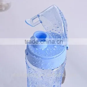 Cheap Plastic Clear Water Bottles With Different Color Lids thumbnail-3