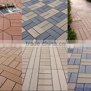 Wood Plastic Composite Interlocking Outdoor Tile thumbnail-1
