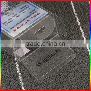 Customzied Clear PVC Plastic Rectangle Fold Box Packaging With European Hook thumbnail-4