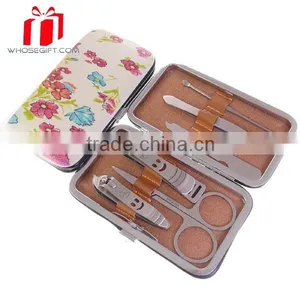 6pcs Carbon Steel Nail Manicure Sets,Manicure Pedicure Kit thumbnail-1