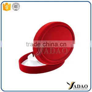 OEM Universal Wholesale Red Flocking Round Recycled Packaging Boxes thumbnail-6