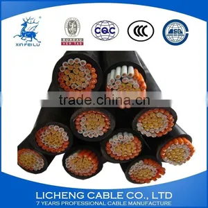 KVV 4*4 450/750V 0.6/1KV KVV Type Copper Core PVC(PE,XLPE) Insulation PVC Sheath Control Power Electrical Cable thumbnail-1