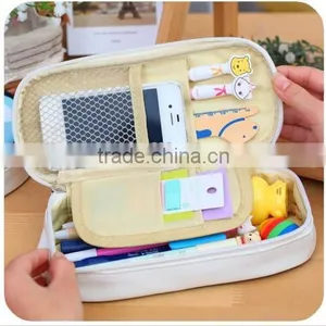 Hot Sell Fashion New Students Canvas Pencil Bag thumbnail-4