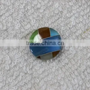 Colorful Gemstone Mosaic,gemstone Cuff Buttons thumbnail-2