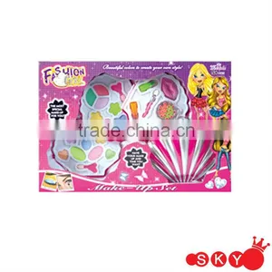 !plastic Makeup Set Kid Toy Cosmetics Petite Girls Make up Set Cosmetic Toys thumbnail-1