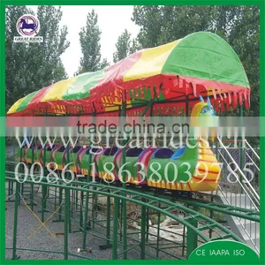 Christmas Kids Rides Mini Roller Coaster Dragon Track Train for Sale thumbnail-5