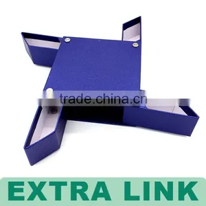 Custom Logo Printed Luxury Decorative Magnetic Cardboard Storage Box With Metal Eyelet thumbnail-1