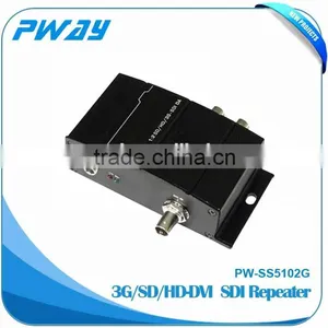 Pway 1x2 Black 3G-SDI, HD-SDI,SD-SDI Audio Signal Repeater thumbnail-1
