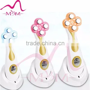 Photons Wholesaler Positive Negative Cold and Warm Ion Vibrational 1MHz LED Light Therapy Ultrasound Beauty Massager thumbnail-1