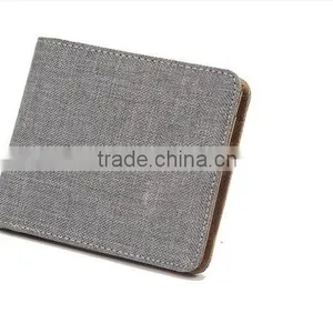 Canvas Multifunction Concise Card Package Smart Men Fashion Wallet thumbnail-1
