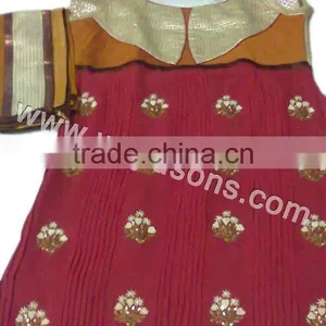 Ladies Embroidered Salwar Suits,Casual Wear Salwar Suits,Suits for the Wedding,Indian Suits thumbnail-1