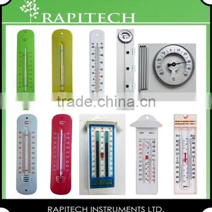 Gardening Indoor Outdoor Plastic Wooden Metal Wall Thermometer thumbnail-4