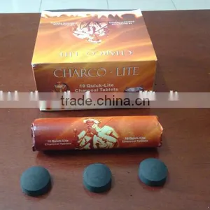High Quality Black Shisha Charcoal 38mm thumbnail-1