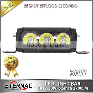 30W Led Work Light Bar Heavy Duty Excavator Earth Moving Crane Equipment Mining Trucks Trailer Spot Flood Work Light thumbnail-1