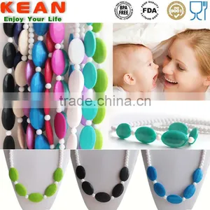 Navajo White DimGray Necklaces Have a Breakaway Clasp Quartz Pink Silicone Teething White Blue thumbnail-1