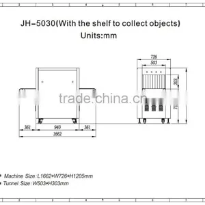 5030C Secutiry X-ray Baggage Scanner Machine for Inspection Small Bag thumbnail-2