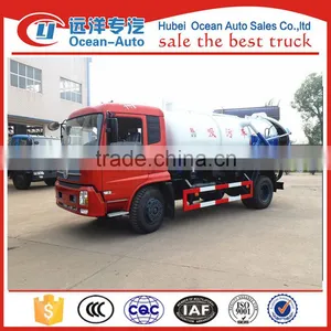 Dongfeng Kingrun Left Hand Drive 4x4 8000l Sewer Vacuum Trucks thumbnail-1