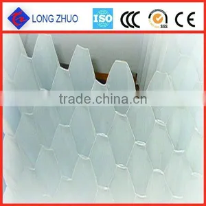 Square High Quality Honeycomb Inclined Pipe/PVC Plastic Hexagon Honeycomb Packing thumbnail-3
